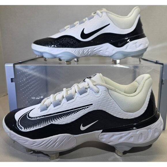 Nike React Men"s Alpha Huarache Elite 4 Low Metal Baseball Cleats Size 7.5 - Picture 1 of 16